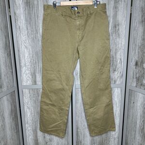 The North Face Chino Khakis Pants Straight Leg Beige Color Size 36